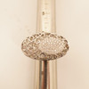 18k White Gold Diamond Pavé Dome Ring Signed BA, Approx 1.5cttw - Free Ship US
