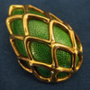 Vintage Tiffany & Co. 18k Yellow Gold & Enamel Dragon's Egg Pin, ca. 1950's