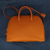 Hermes Bolide 1923 Tressage Leather Handbag Toffee & Rose Azalee - Free Ship US