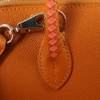 Hermes Bolide 1923 Tressage Leather Handbag Toffee & Rose Azalee - Free Ship US