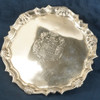 George Smith III Sterling Silver Trivet w/Clan Pollock Crest, London ca. 1781