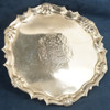 George Smith III Sterling Silver Trivet w/Clan Pollock Crest, London ca. 1781