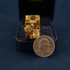 Modernist/Cubist Alfred Karram 18k Yellow Gold & Diamond Ring - Free Shipping US
