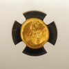 Achaemenid Empire AV Gold Daric, 5th Century BC Hero King, Bow+Spear NGC AU 3/4