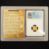 Achaemenid Empire AV Gold Daric, 5th Century BC Hero King, Bow+Spear NGC AU 3/4