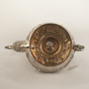 Antique James Thomson Botanical Repousse Coin Silver Teapot 1830s - Free Ship US
