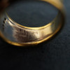 Vintage Carl Bucherer 18k Two Tone Gold Sapphire and Diamond Ring - Free Ship US