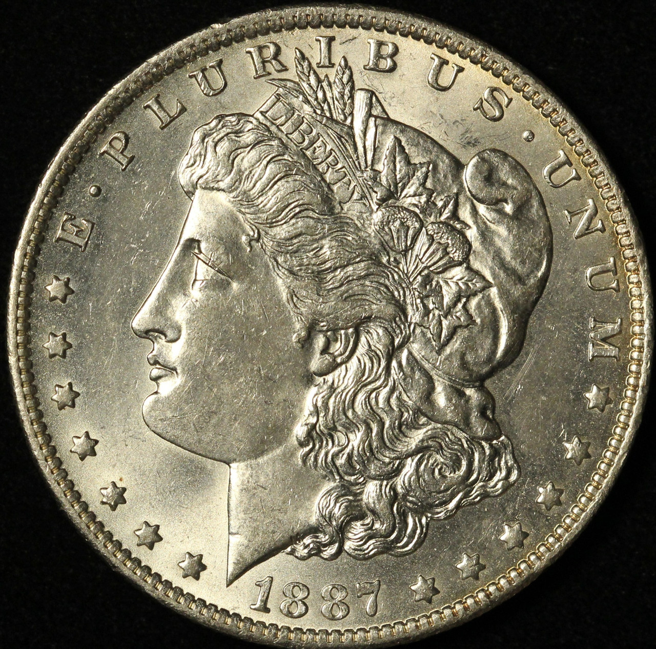 1887/6-O - $1 Morgan Silver Dollar - Overdate - Free Shipping USA - The  Happy Coin