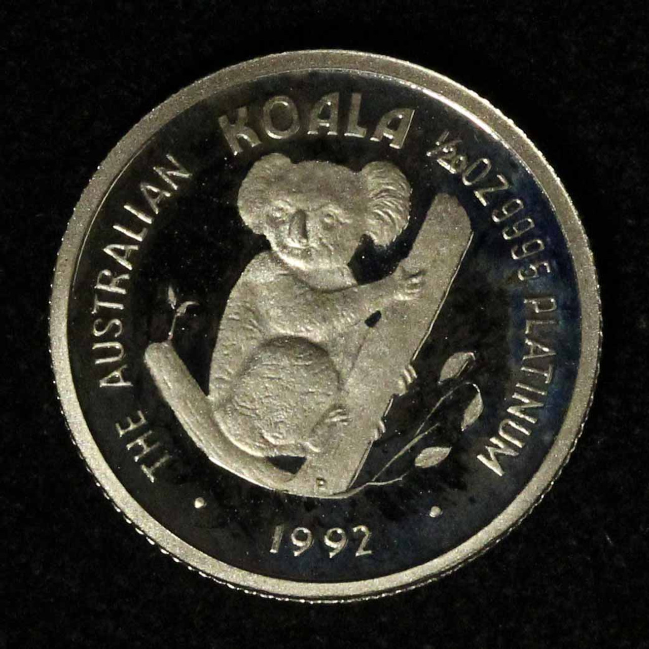 1992 Australia 1/20th oz Platinum $5 Koala w/COA - Free Shipping