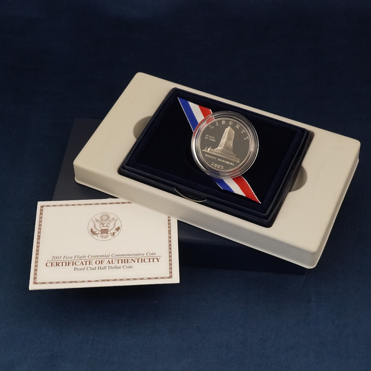 2003 US Mint First Flight Centennial Commem. Proof Clad 1/2 Dollar- Free  Ship US - The Happy Coin