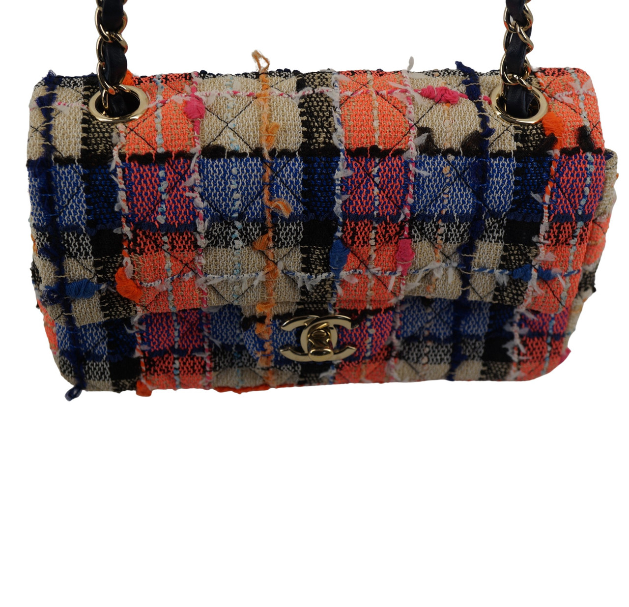 Always Chic Chanel Camelia Mini in Tweed w/ Authenticity Card - Free Ship  USA - The Happy Coin