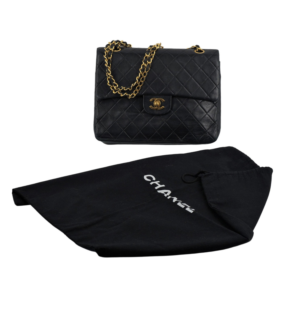 Chic Chanel Matelasse Shoulder Bag Double Flap w/ Auth. Card