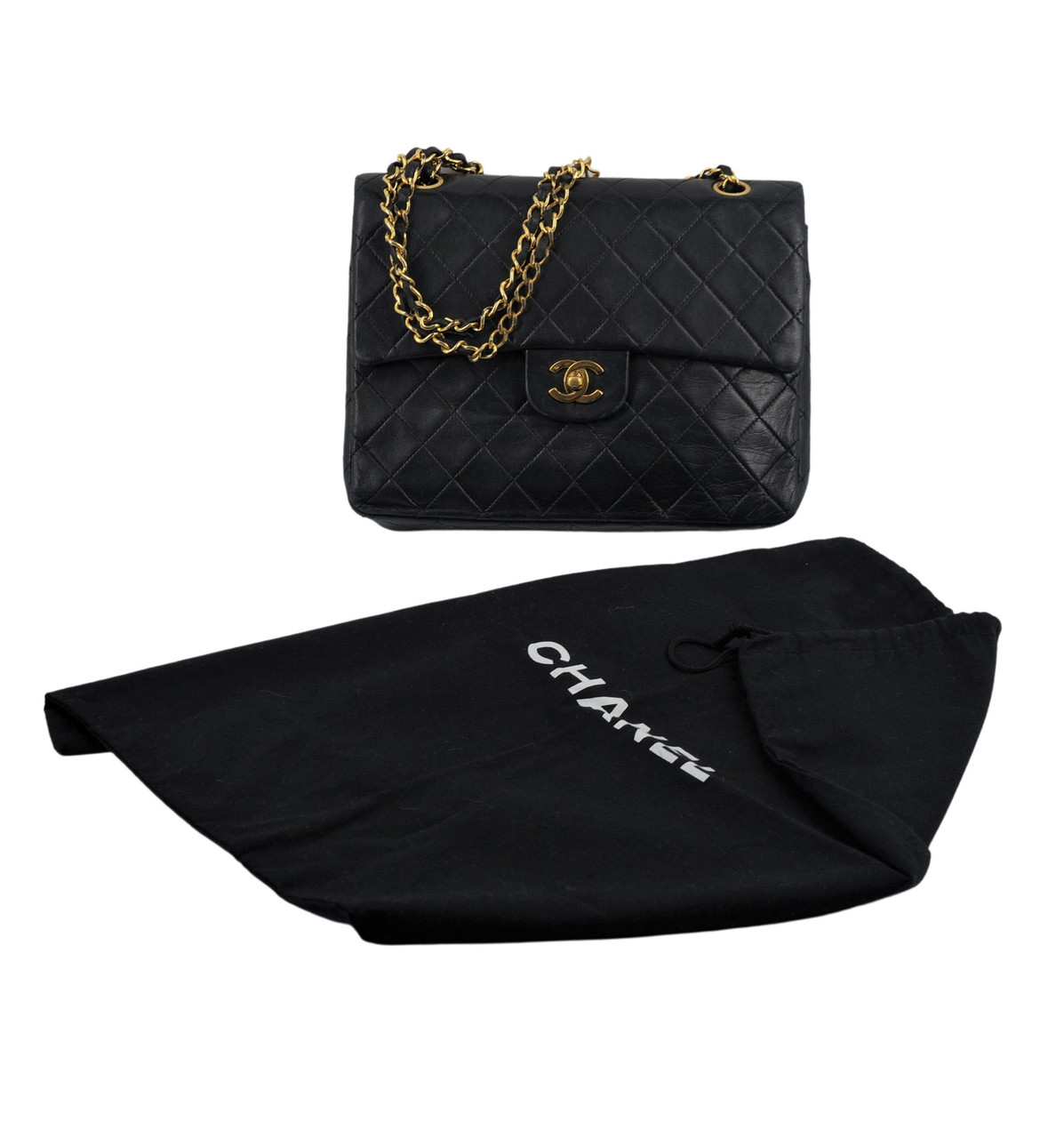 Chic Chanel Matelasse Shoulder Bag Double Flap w/ Auth. Card - Free Shipping  USA - The Happy Coin