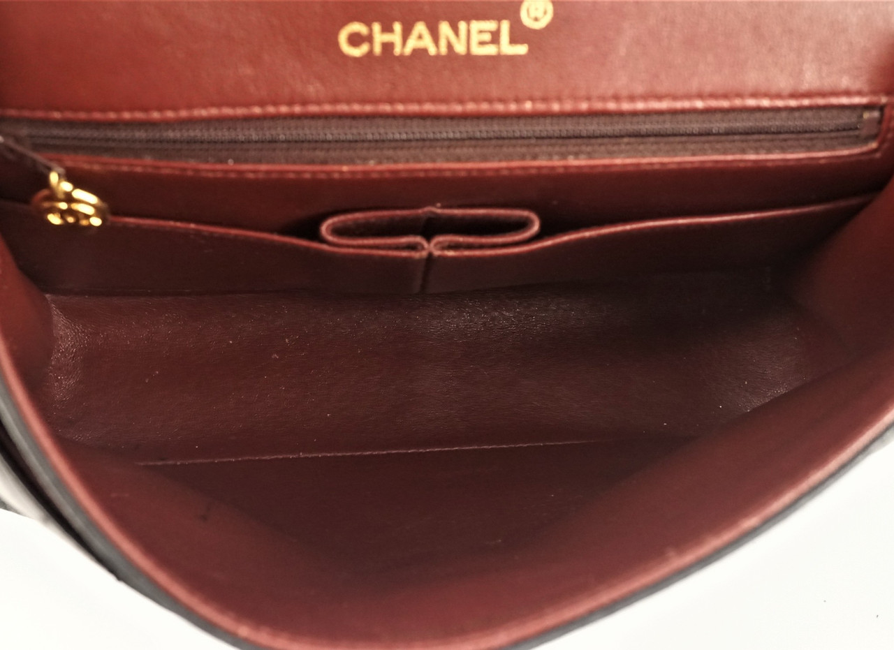 Chanel Waist Pouch Bag Matelasse Turn Lock Bag Reds Lamb Skin