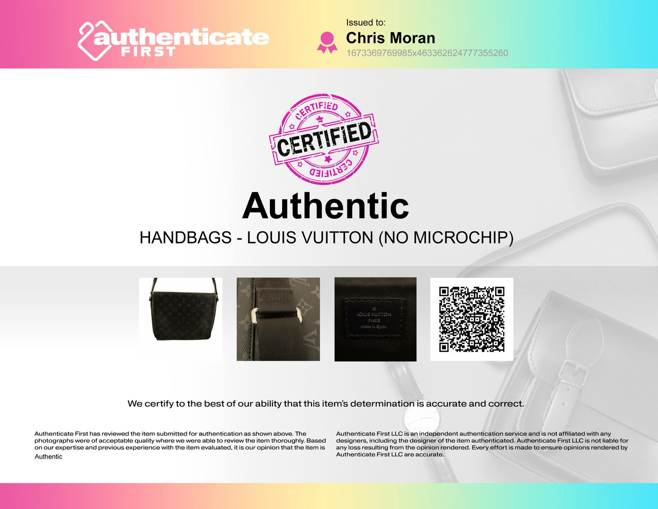 Authenticated Used LOUIS VUITTON Louis Vuitton District PM