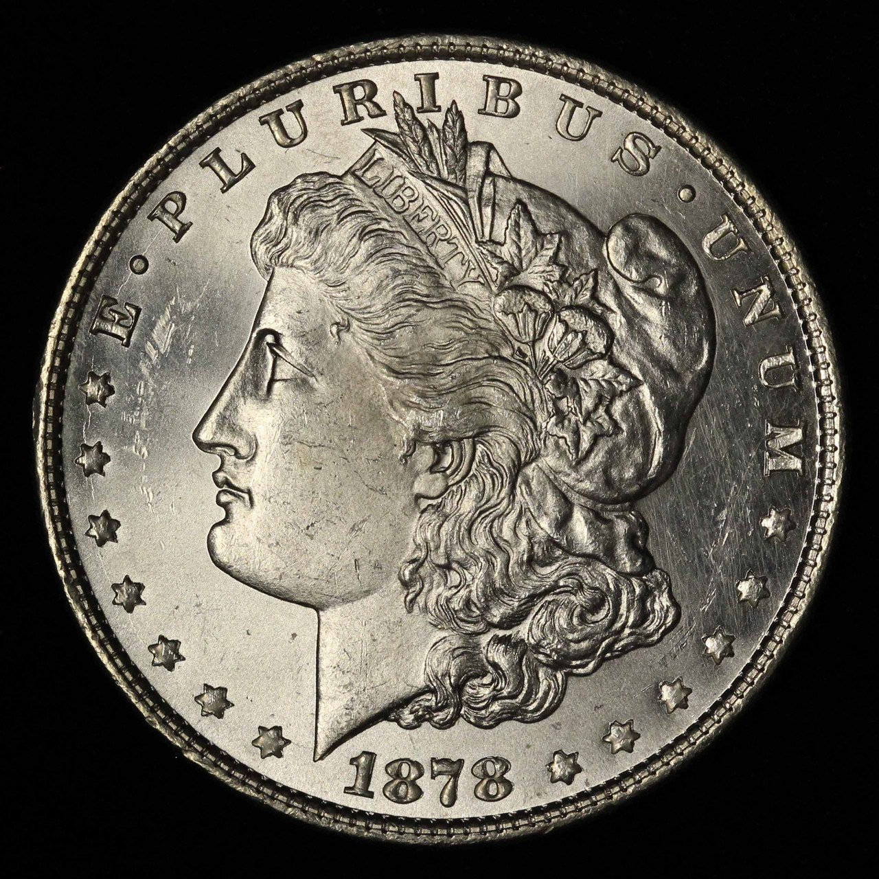 1878 8TF VAM18 Doubled Liberty Morgan Silver Dollar - Free