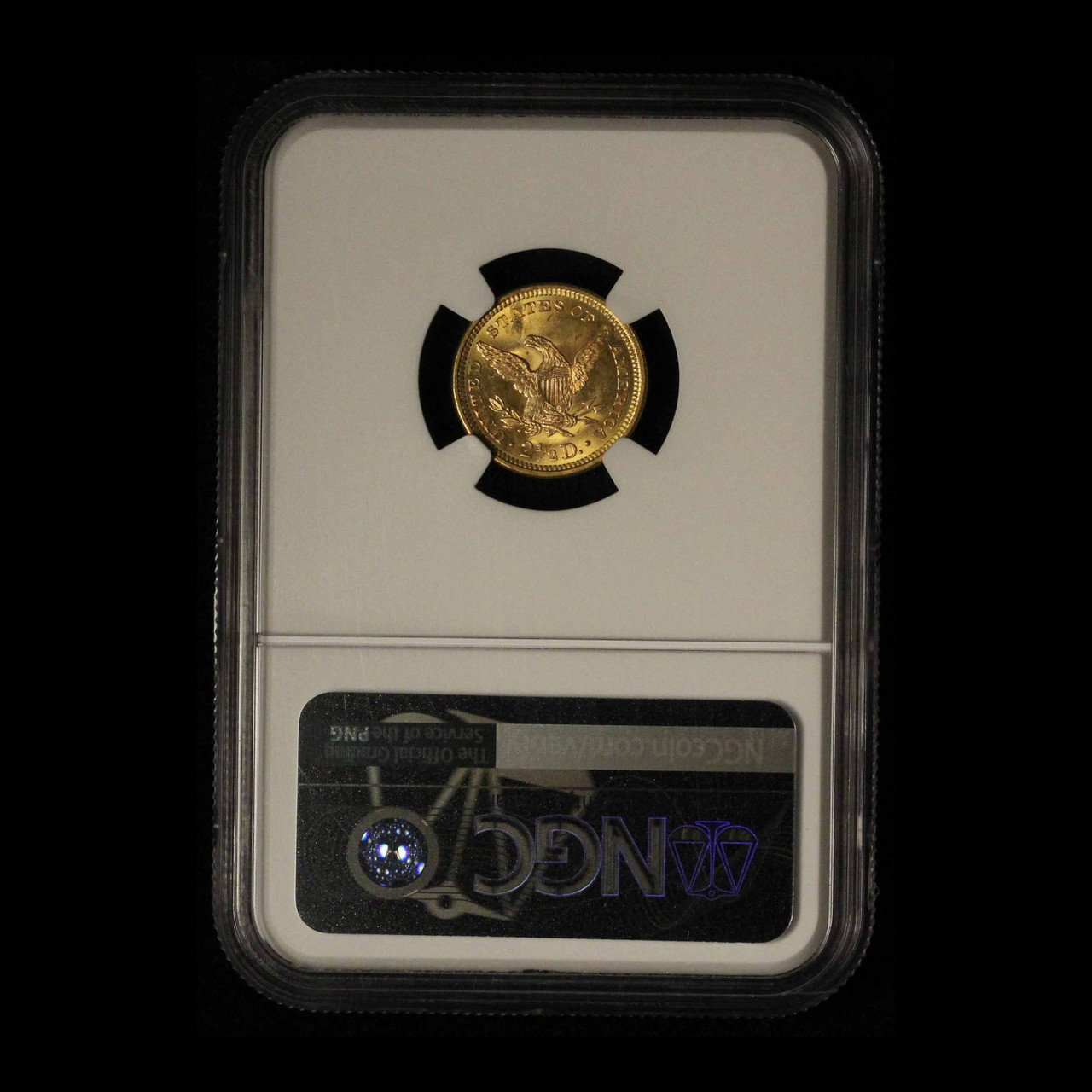 ◆ Happy Lucky 1911 $2.50 Gold Indian Quarter Eagle NGC MS64 - Free Ship