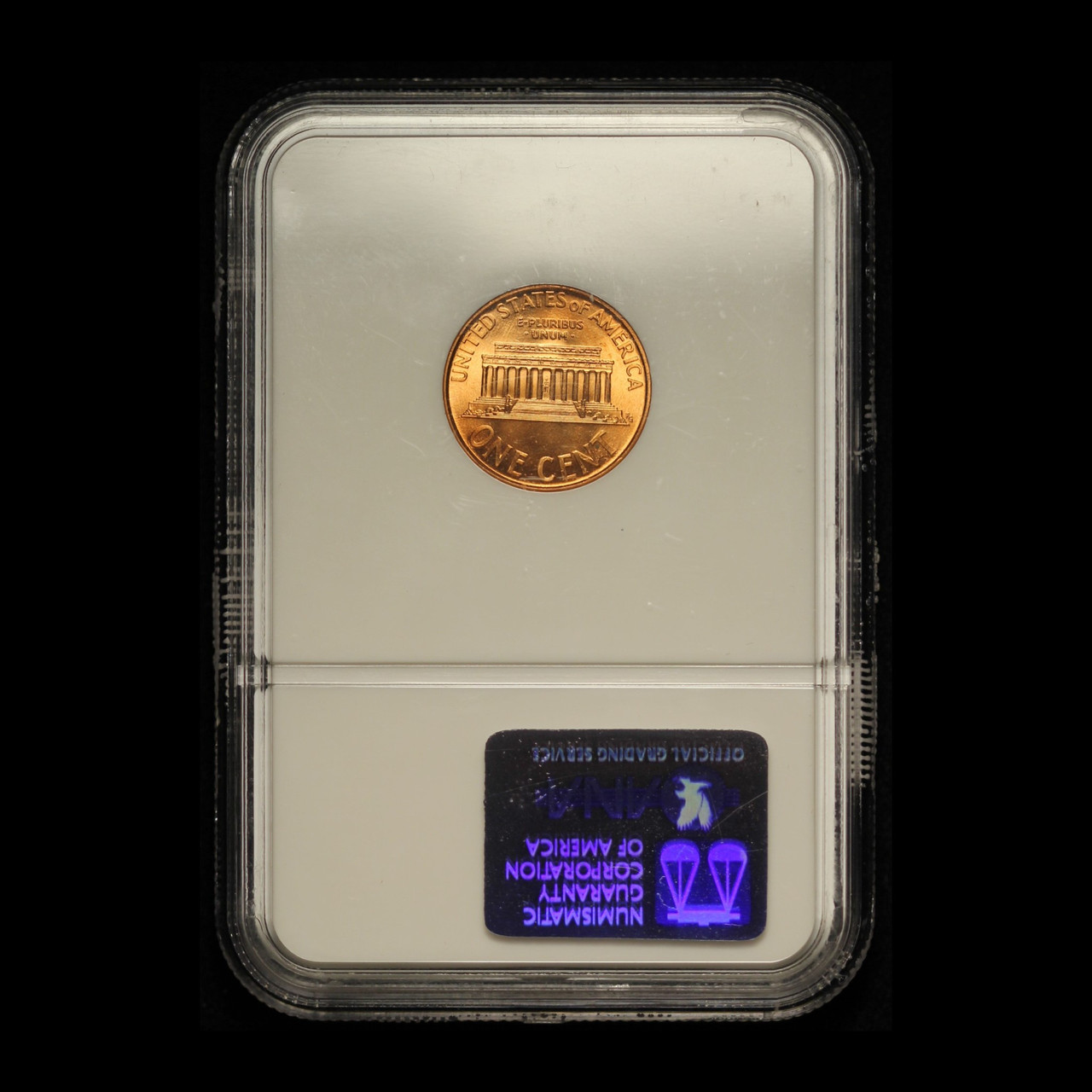 1995 1c Lincoln Memorial Doubled Die OBV MS 67 RD- Free Shipping