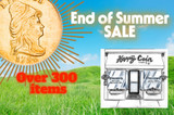 The Happy Coin has an End of Summer Sale of 15% off select items!