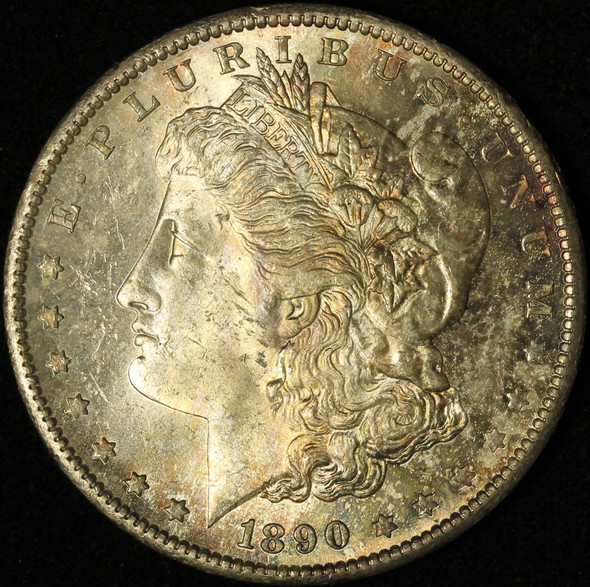 1890-S $1 Morgan Silver Dollar - Uncirculated Original Coin - Free Shipping USA