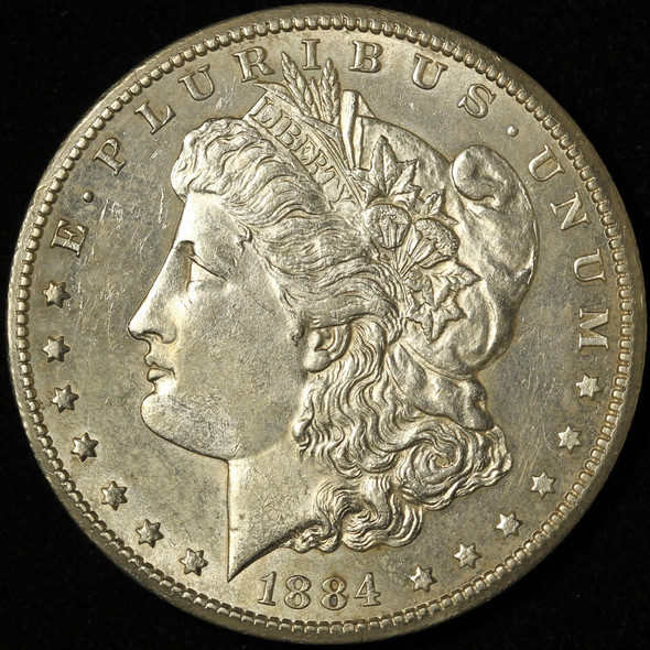 1884-CC $1 Morgan Silver Dollar - Carson City Mint - Free Shipping