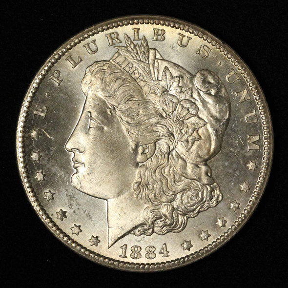 1884-CC $1 Morgan Silver Dollar - Carson City Mint - Free Shipping