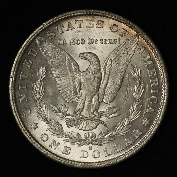 1880-S $1 Morgan Silver Dollar - Attractive Toning - Free Shipping USA