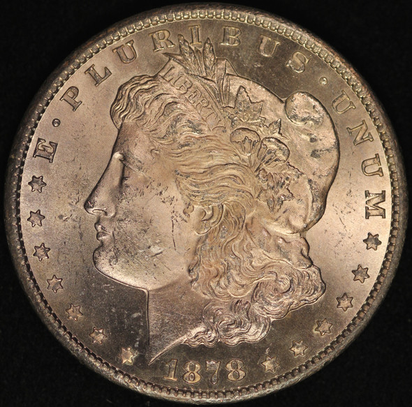 1878-CC $1 Morgan Silver Dollar - Light Toning - Carson City - Free Shipping USA 1878-CC $1 Morgan Silver Dollar - Light Toning - Carson City - Free Shipping USA