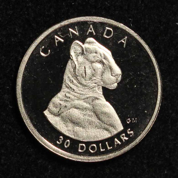 1992 $30 Canada 1/10oz Platinum Cougar - Free Shipping USA 1992 $30 Canada 1/10oz Platinum Cougar - Free Shipping USA
