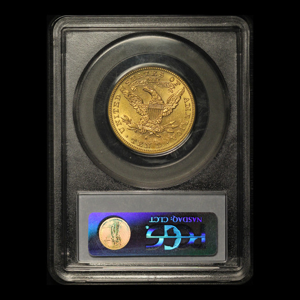 1889-S $10 Liberty Head Gold Eagle PCGS MS 61 - Free Shipping USA