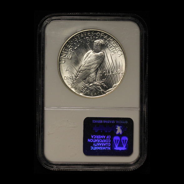 1926 D- $1 Silver Peace Dollar NGC MS 63 - Free Shipping USA