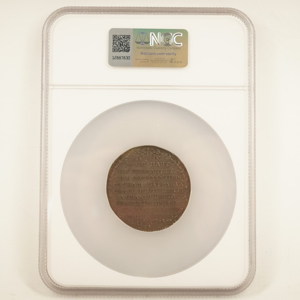 1678 Germany Taler Saxony DAV-7633 NGC AU Details Mount Removed - Free Ship USA