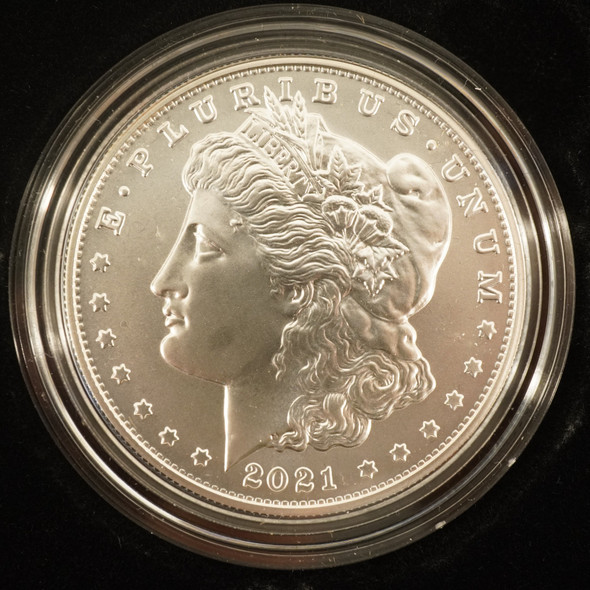 2021-S Morgan Silver Dollar San Francisco Mint in OGP w COA- Free Shipping USA