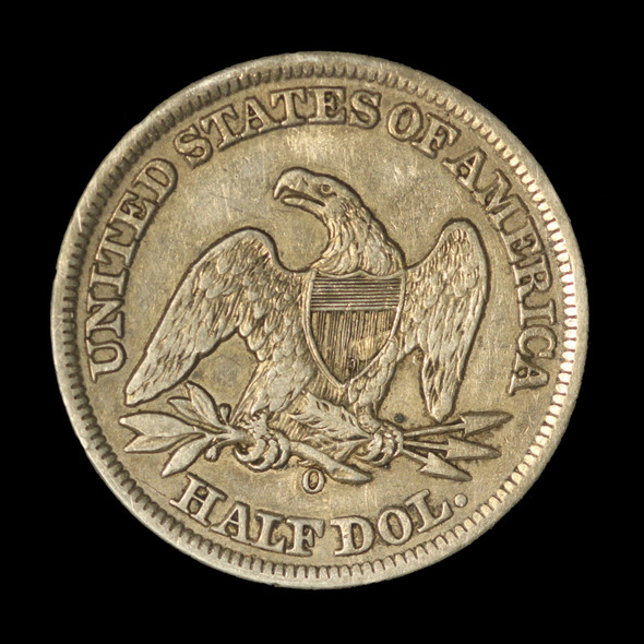 1858-O 50c Seated Liberty Silver Half Dollar - Free Shipping USA