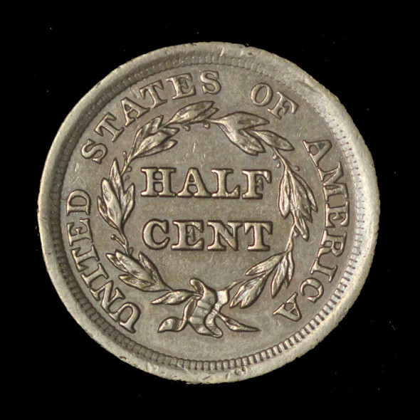 1855 H1C Braided Hair Half Cent - Free Shipping USA