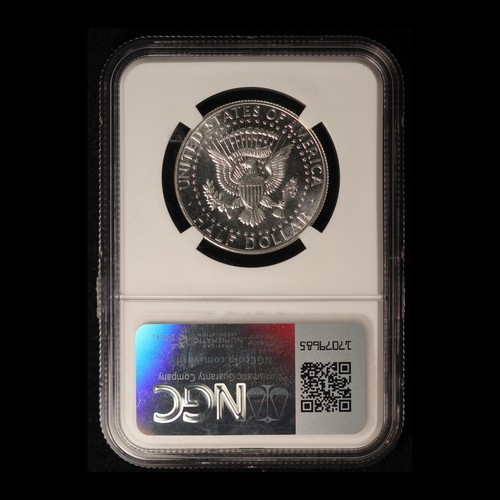 1967 SMS 50c Kennedy Half Dollar NGC MS68- Free Shipping USA