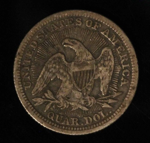 1853 25c Seated Liberty Silver Quarter - Arrows & Rays - Free Shipping USA