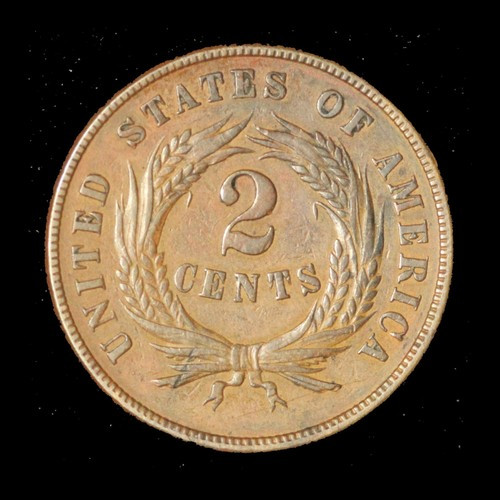 1868 Two Cent Piece - Free Shipping USA