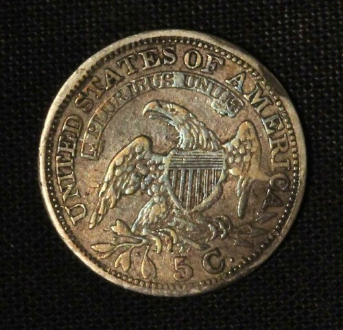 1831 5c Capped Bust Silver Half Dime - Free Shipping USA