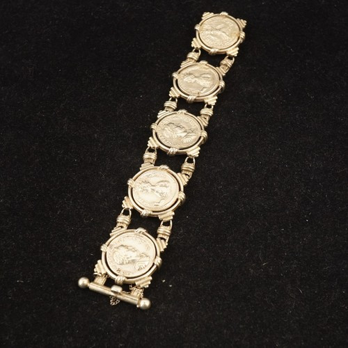 Silver Bracelet with Five Roman Silver Denarius (Geta, Antoninus ...