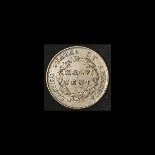 1825 Classic Head Half Cent -Free Shipping USA