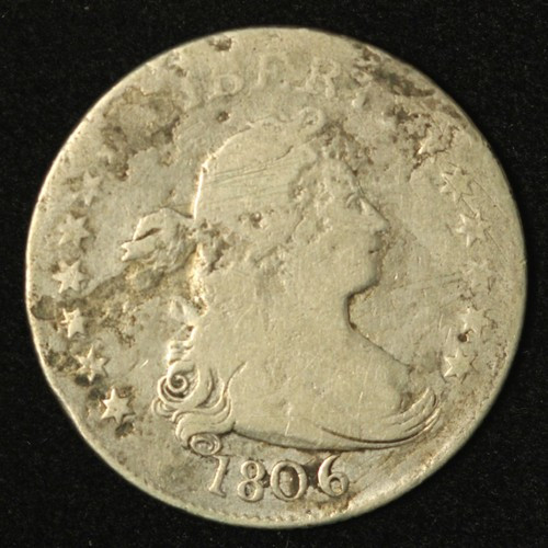 1806 25c Draped Bust Silver Quarter - Free Shipping USA