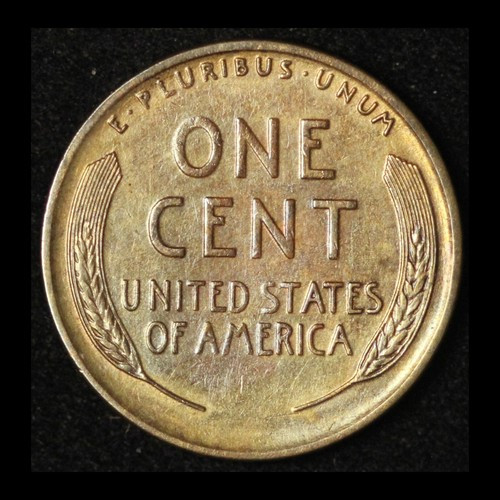 1926-S 1c Lincoln Penny UNC with Color- Free Shipping USA