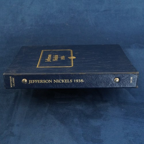 Jefferson Nickel Set 1938-2001 AU/BU in Whitman Folder - Free Shipping USA