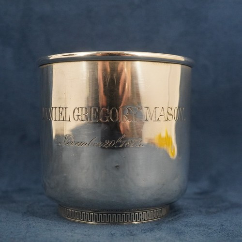 Antique Tiffany & Co. Sterling Christening Cup, Daniel Gregory Mason, ca. 1870's