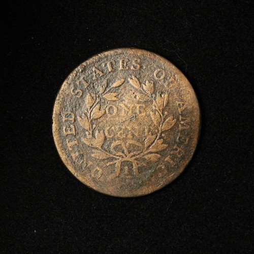 1796 1c Draped Bust Large Cent Rev of 1797 - Free Shipping USA