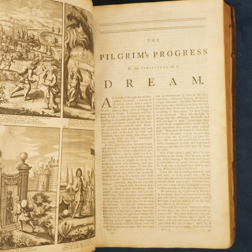 1767 Works of John Bunyan, Pilgrim's Progress et al in Two Volumes (3rd. Ed.)