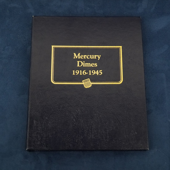 1916-1945 (Missing 16-D & 42/1) Mercury Dime Whitman Album - Free Shipping USA