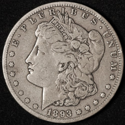 1893-CC $1 Morgan Silver Dollar - Key Date Carson City Issue - Free Shipping USA