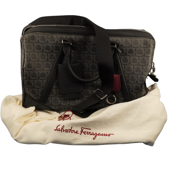 Salvatore Ferragamo Gancini Weekender Travel Bag - Free Ship USA